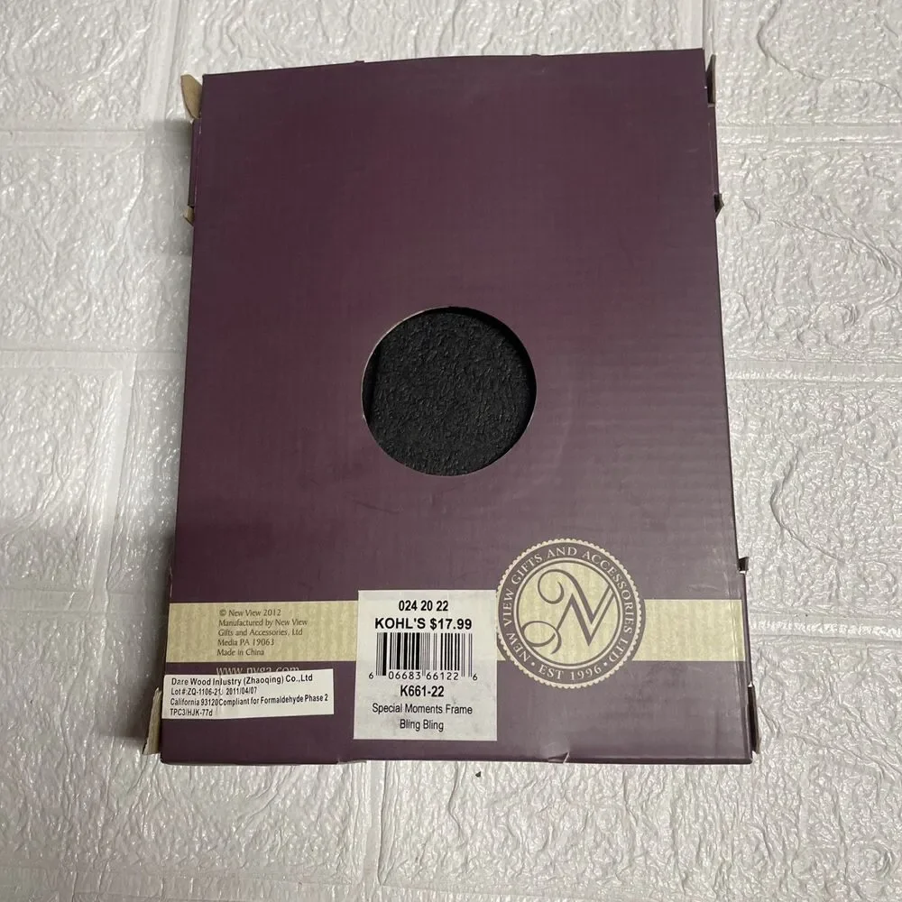 New View Photo Frame Wall or Tabletop Display Bling Bling I Got The Ring-In Box